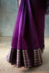 Handloom Violet Mangalgiri Saree
